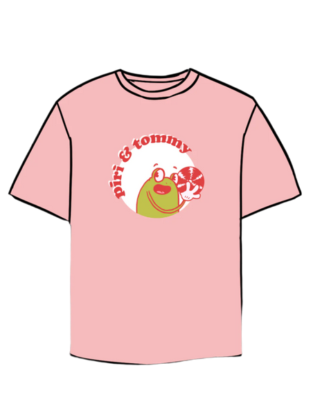 Piri & Tommy Pink Tee - Pink