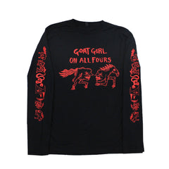 ON ALL FOURS BLACK LONG SLEEVE T-SHIRT